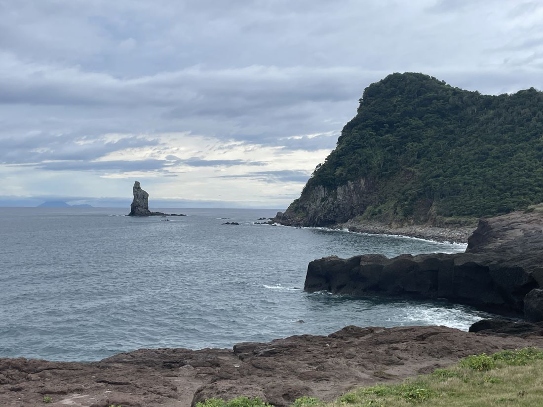 火之神公園から見た立神岩
