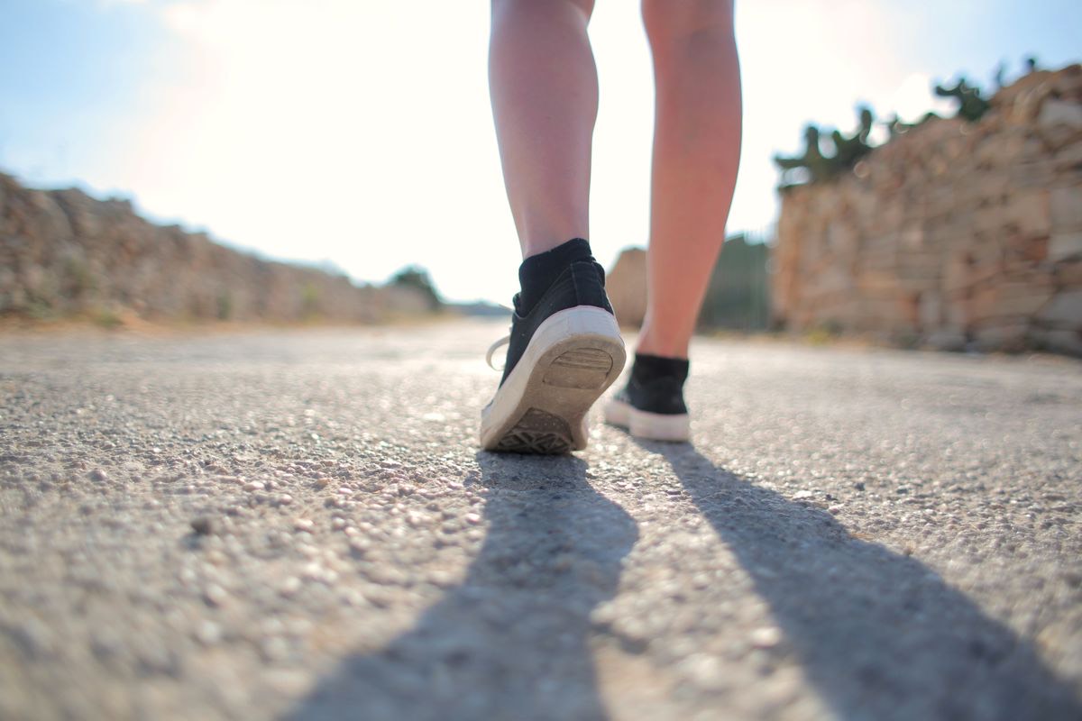 介護の仕事で1日7.5km歩く足元
