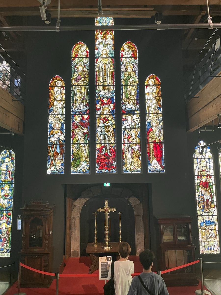 小樽ステンドグラス美術館の館内
